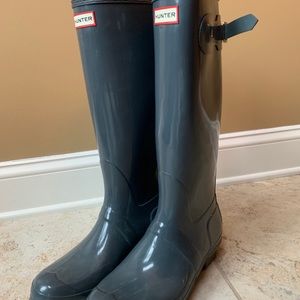 Hunter Women's Winter & Rain Boots - Dark Gray